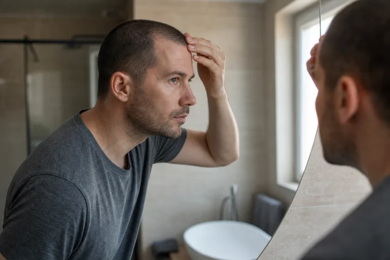 شوک ریزش بعد از کاشت مو
